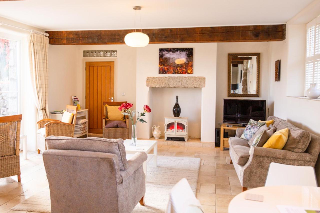 Higher Weddicott Barn Holiday Cottage - Self Catering Chagford Kültér fotó