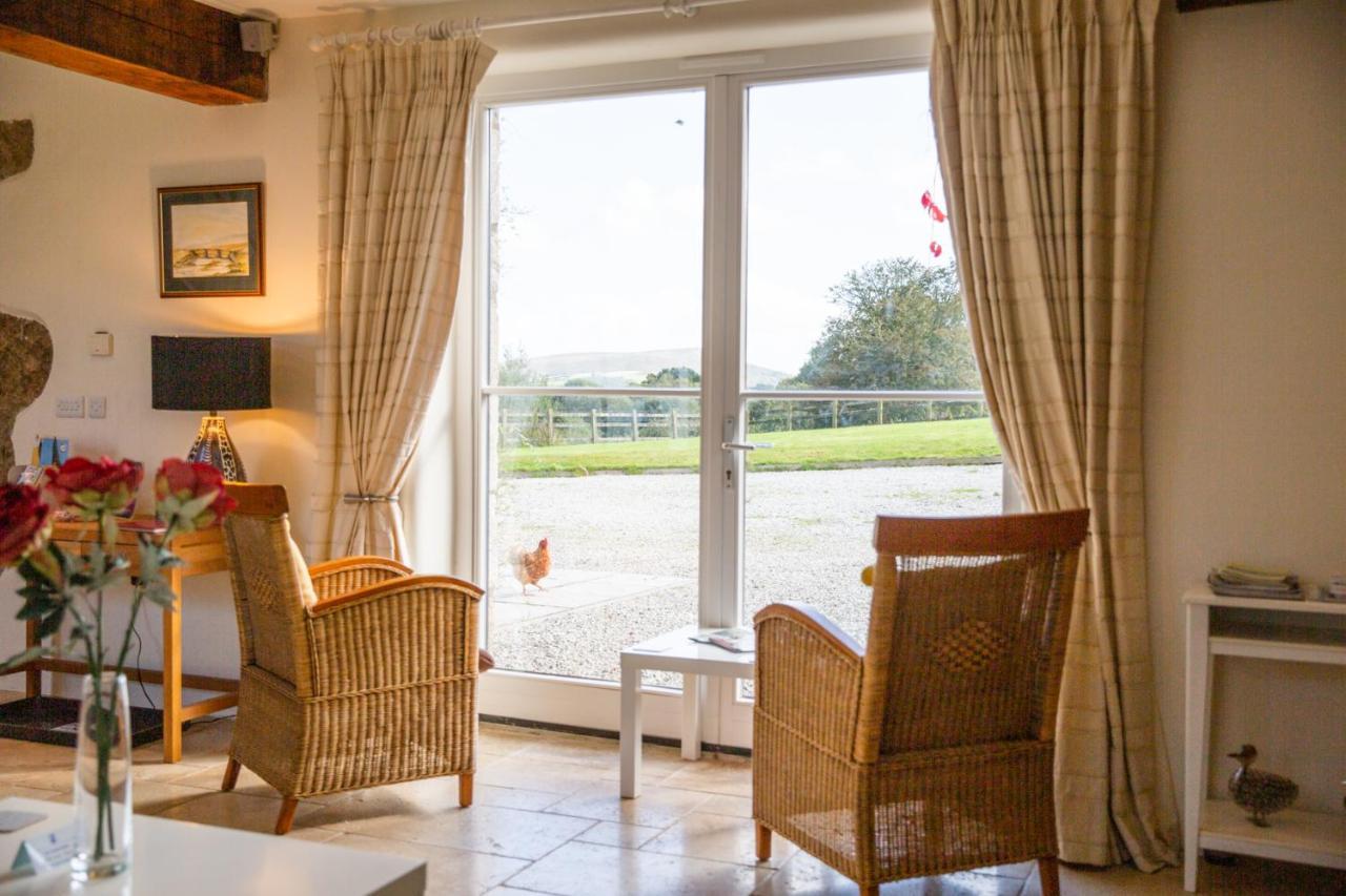 Higher Weddicott Barn Holiday Cottage - Self Catering Chagford Kültér fotó